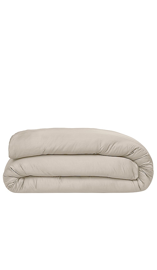 Ettitude BETTBEZUG SATEEN SOLID DUVET COVER in Ivory