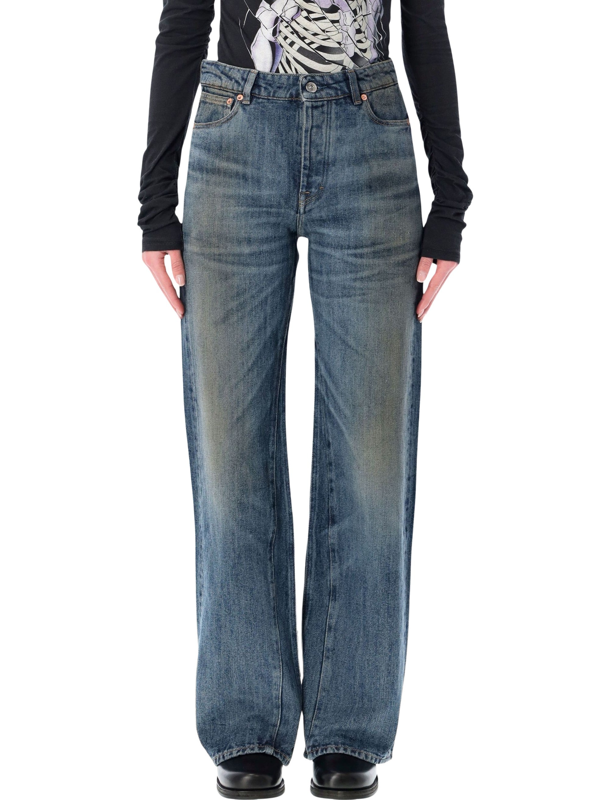 Treble Cut Jeans - Slouchy Wide-Leg Fit