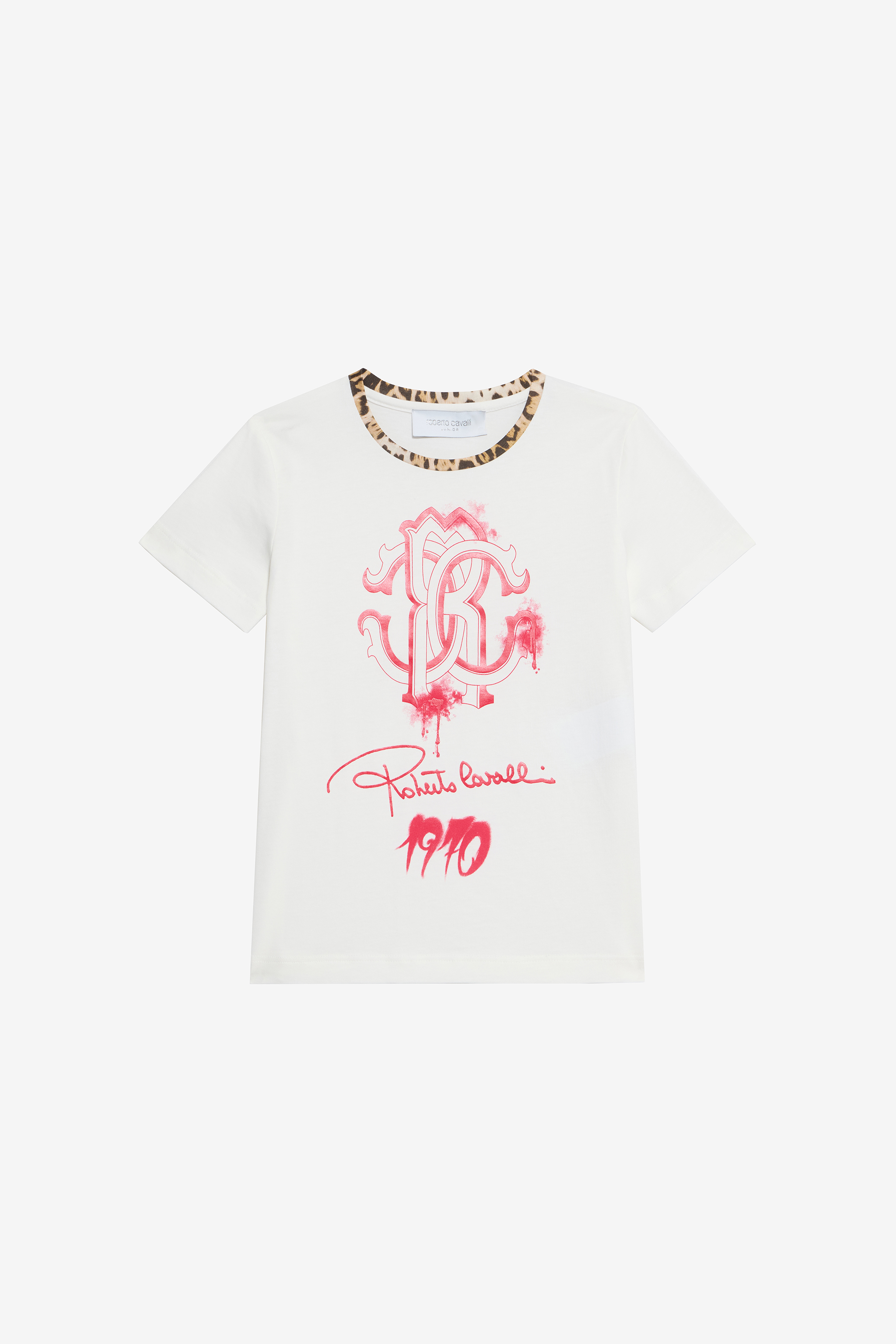 Optical White T-shirt With Rc Monogram