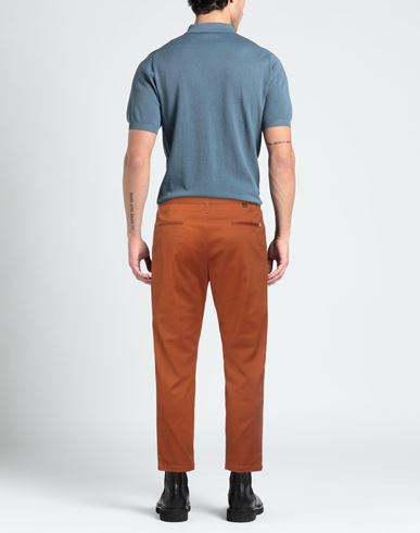 Man Pants Tan Size 30 Cotton, Elastane