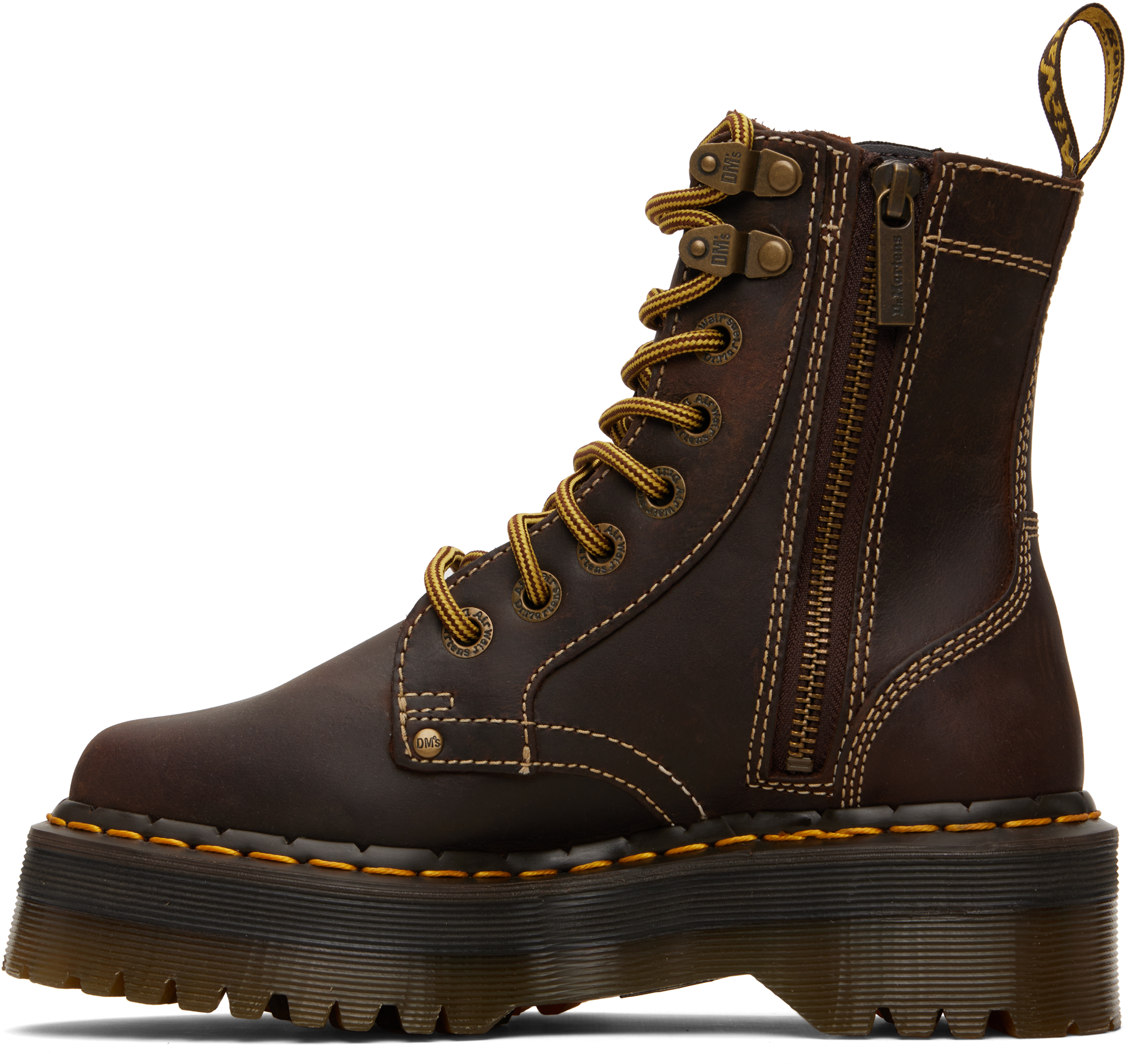 Brown Jadon Arc Platform Boots