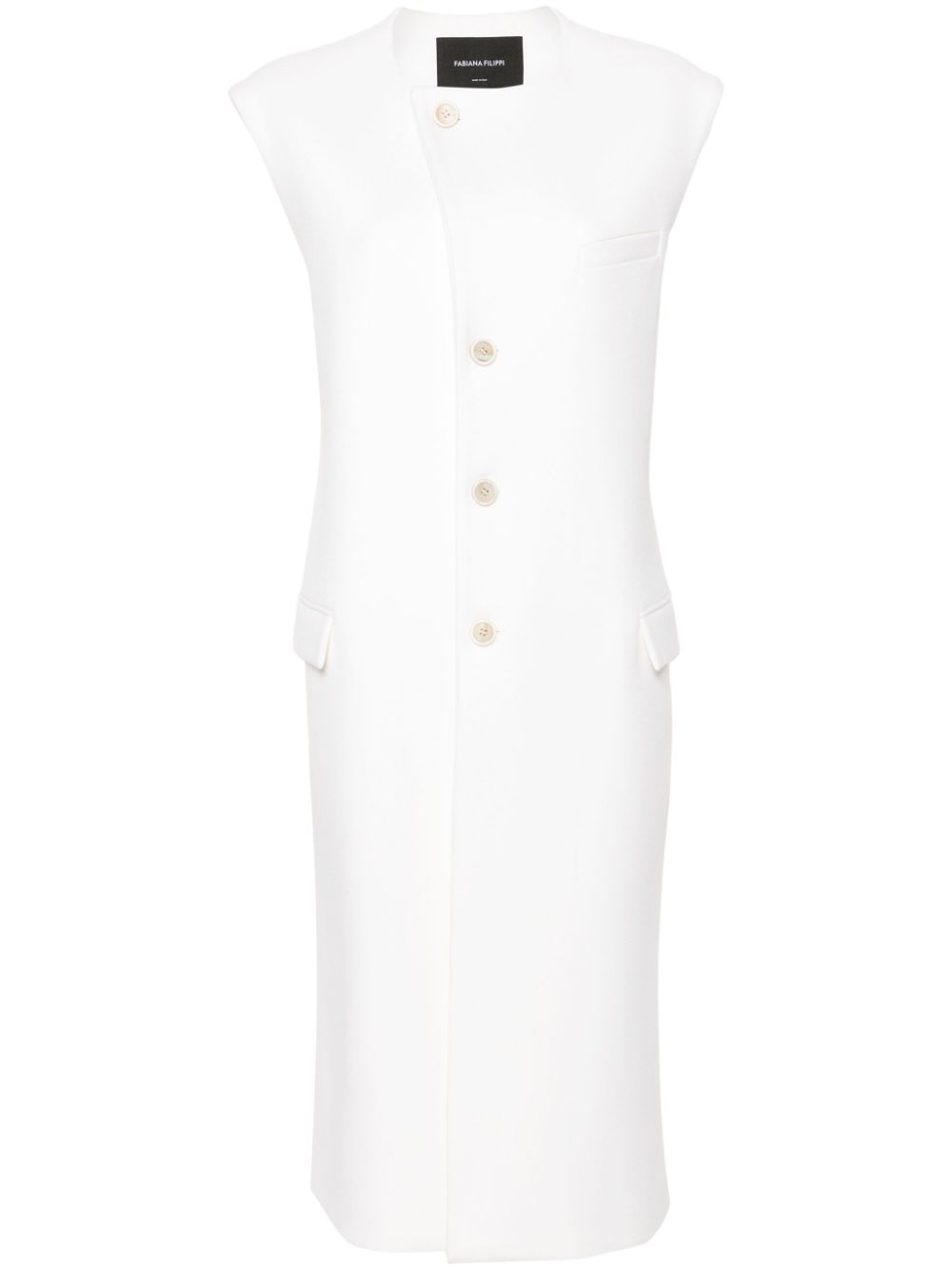Felted coat - White