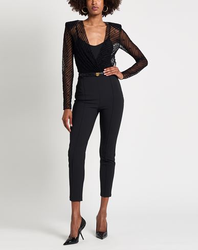 Woman Jumpsuit Black Size 10 Polyamide, Elastane, Polyester