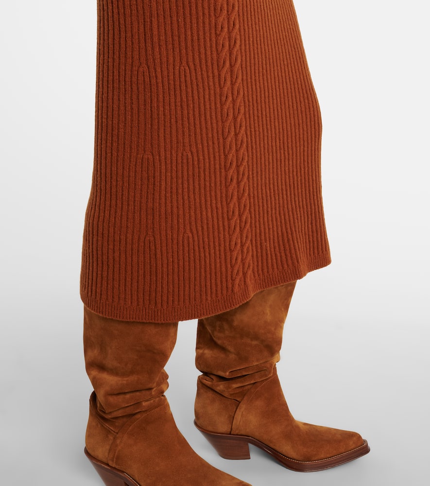 Zelanda wool-blend midi dress