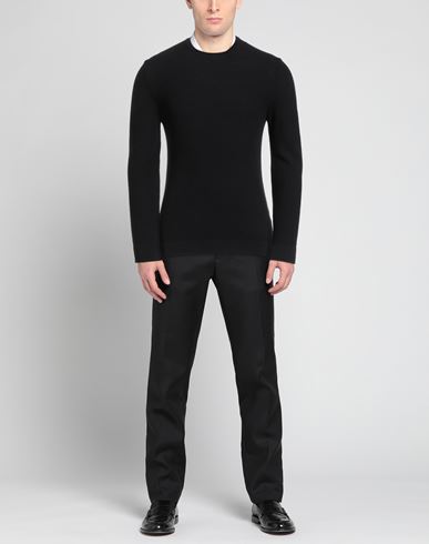 Man Sweater Black Size 44 Merino Wool