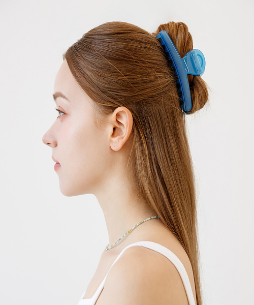 Tint Shell Claw Round Color Hair Clip