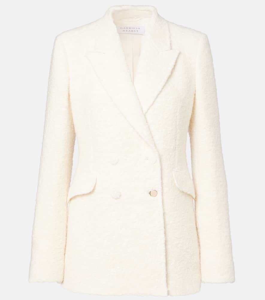 Stephanie cashmere and wool-blend blazer