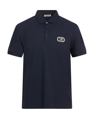 Man Polo shirt Midnight blue Size M Cotton, Polyester
