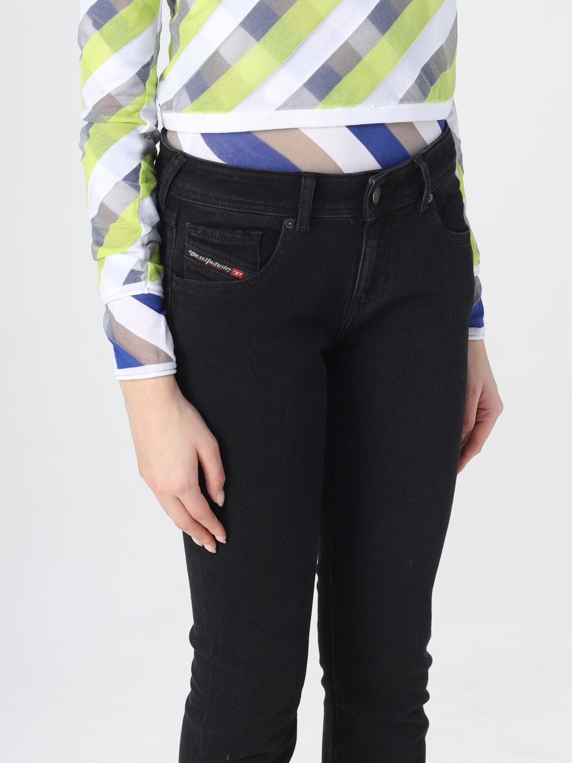 Jeans Woman color Black