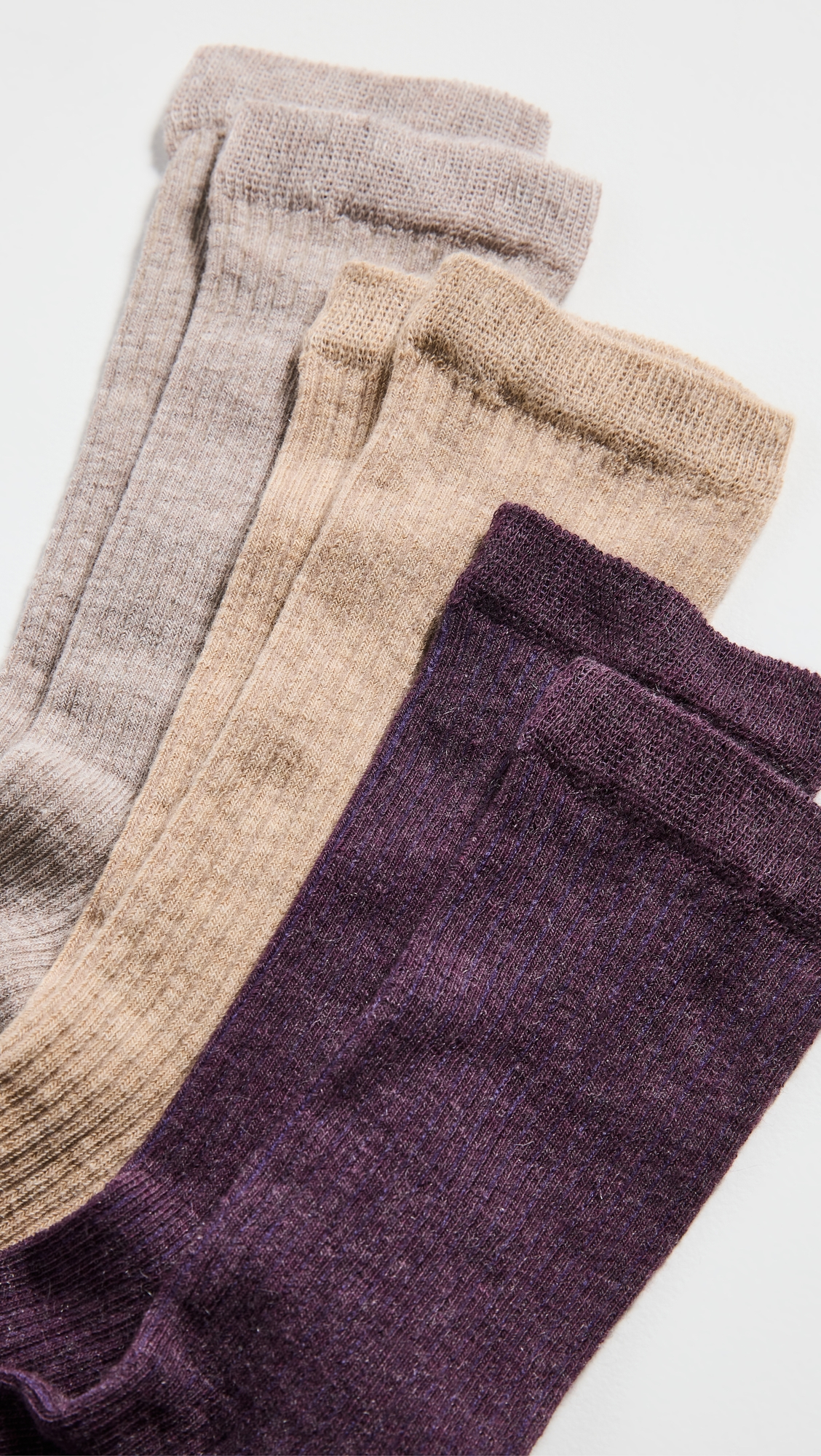 Cashmere Socks Gift Set Heliotrope One Size