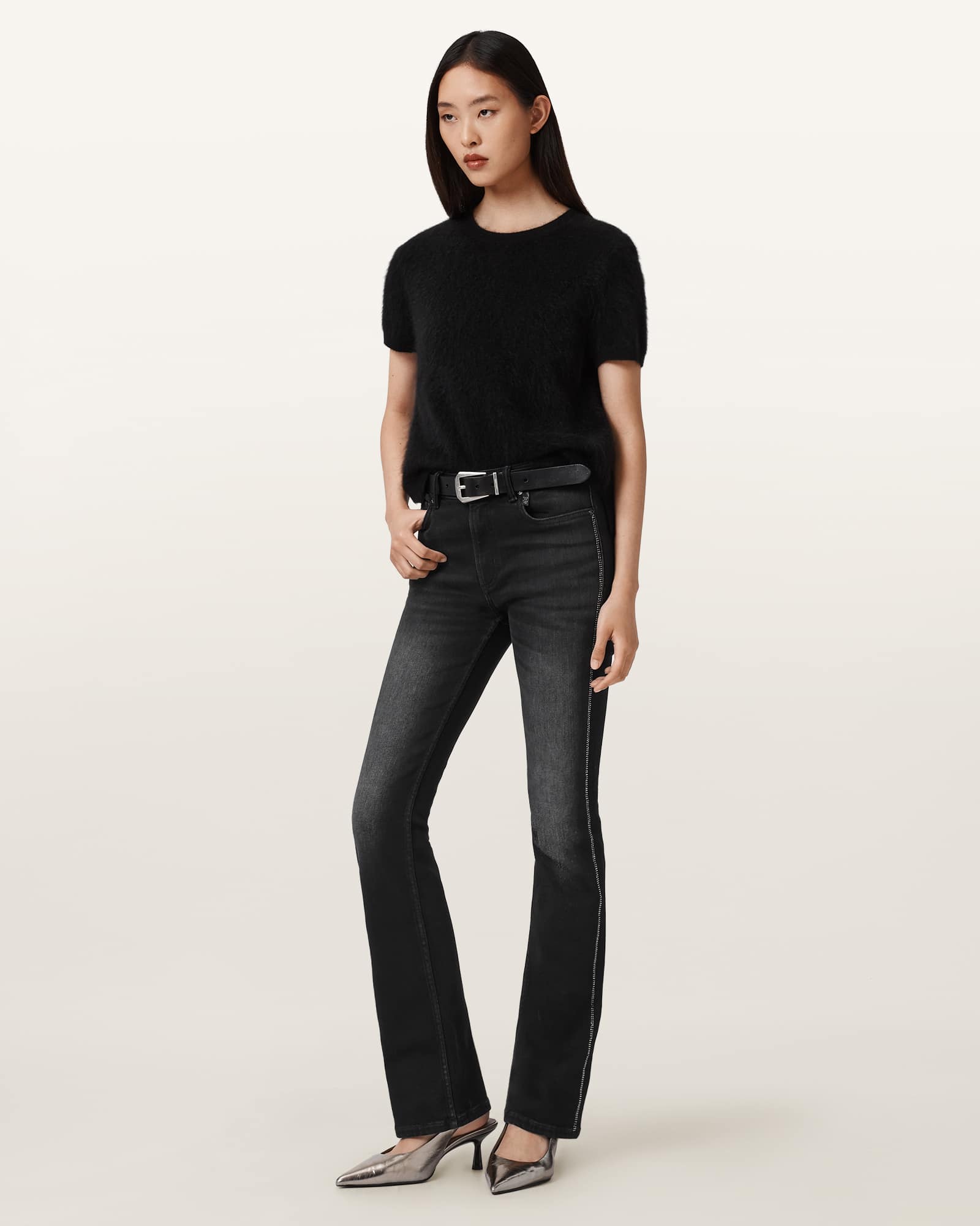 Haldan Crystal Embellished Jeans