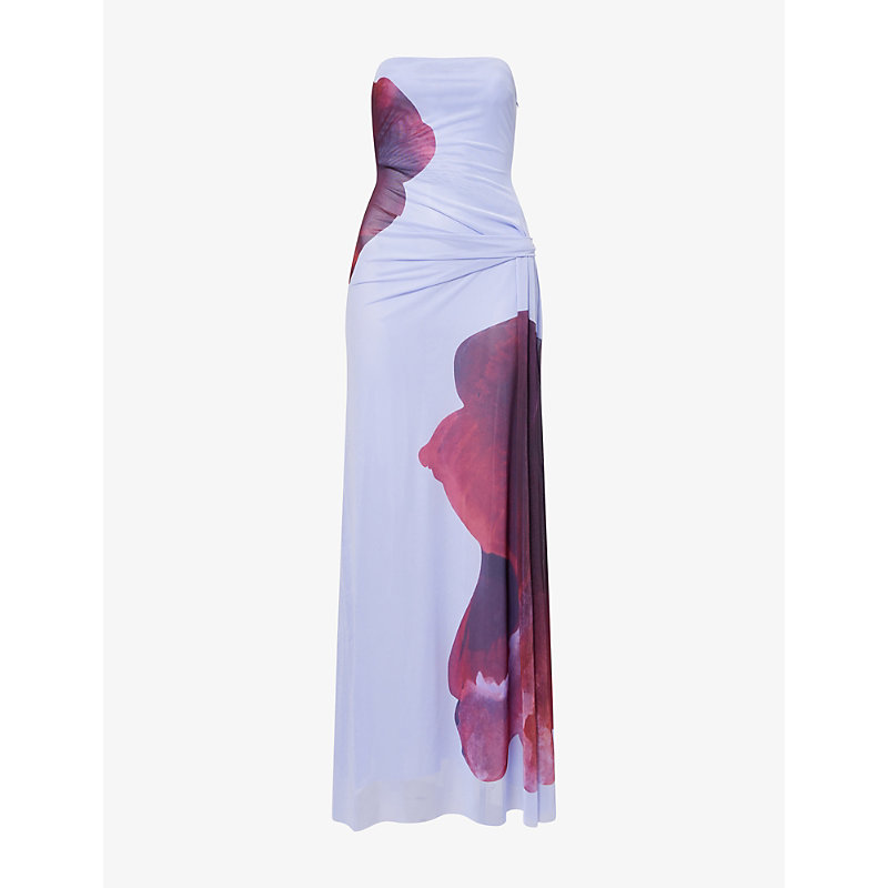 Womens Georgiana Strapless Woven Maxi Dress