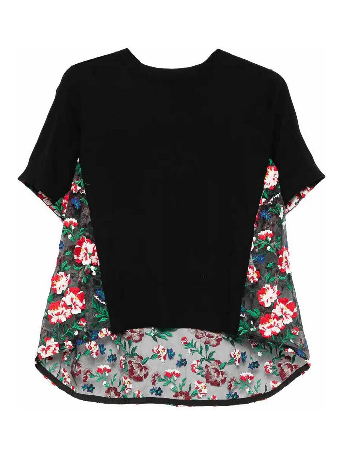 Floral Embroidery Pullover