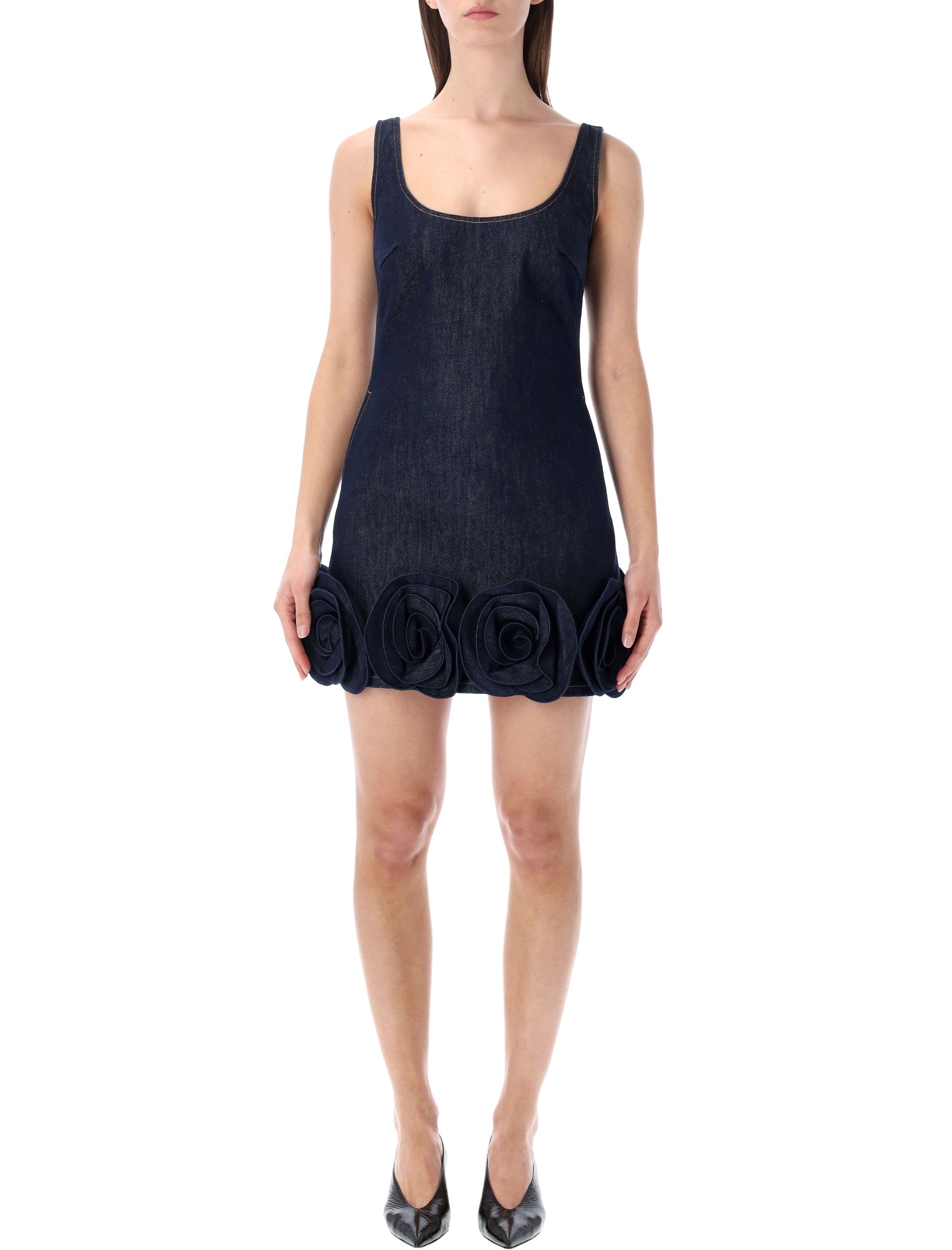 Mini Floral Appliqué Dress - Size 8
