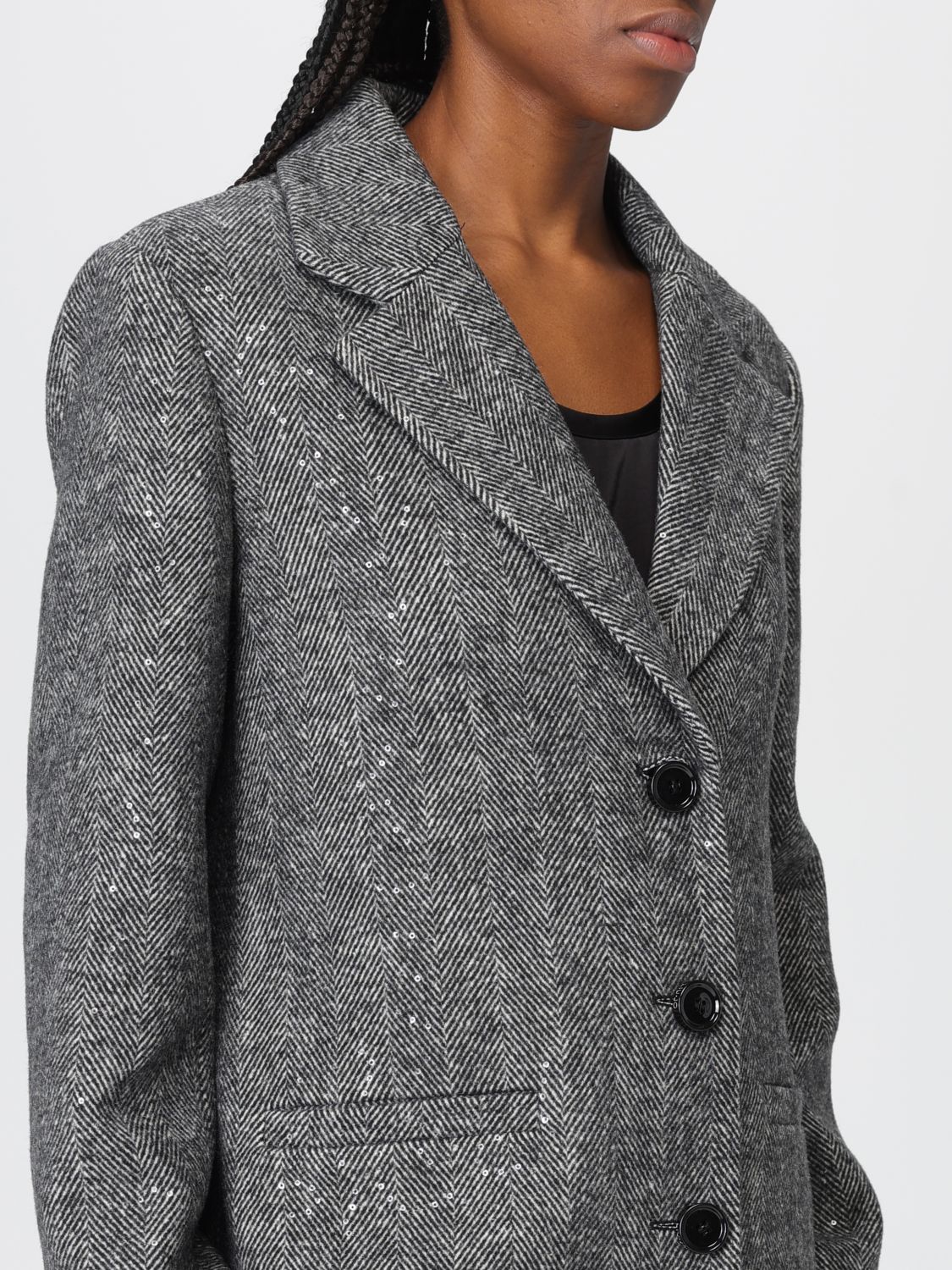 Coat Woman color Grey