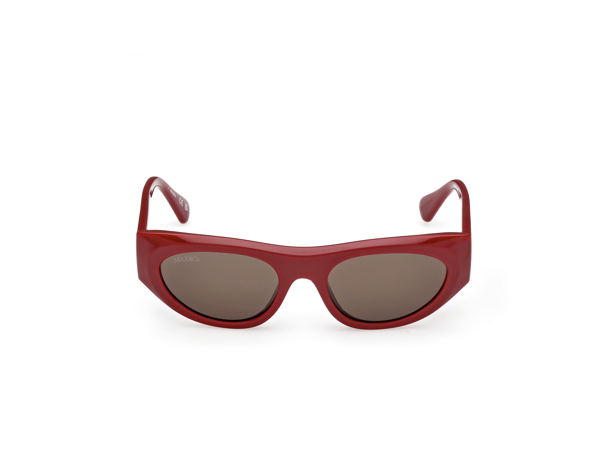 MAX&Co Mujer MAX&Co MO0147 66E Gafas de sol Inyectado Rojo Marrón Cat Eye Norma