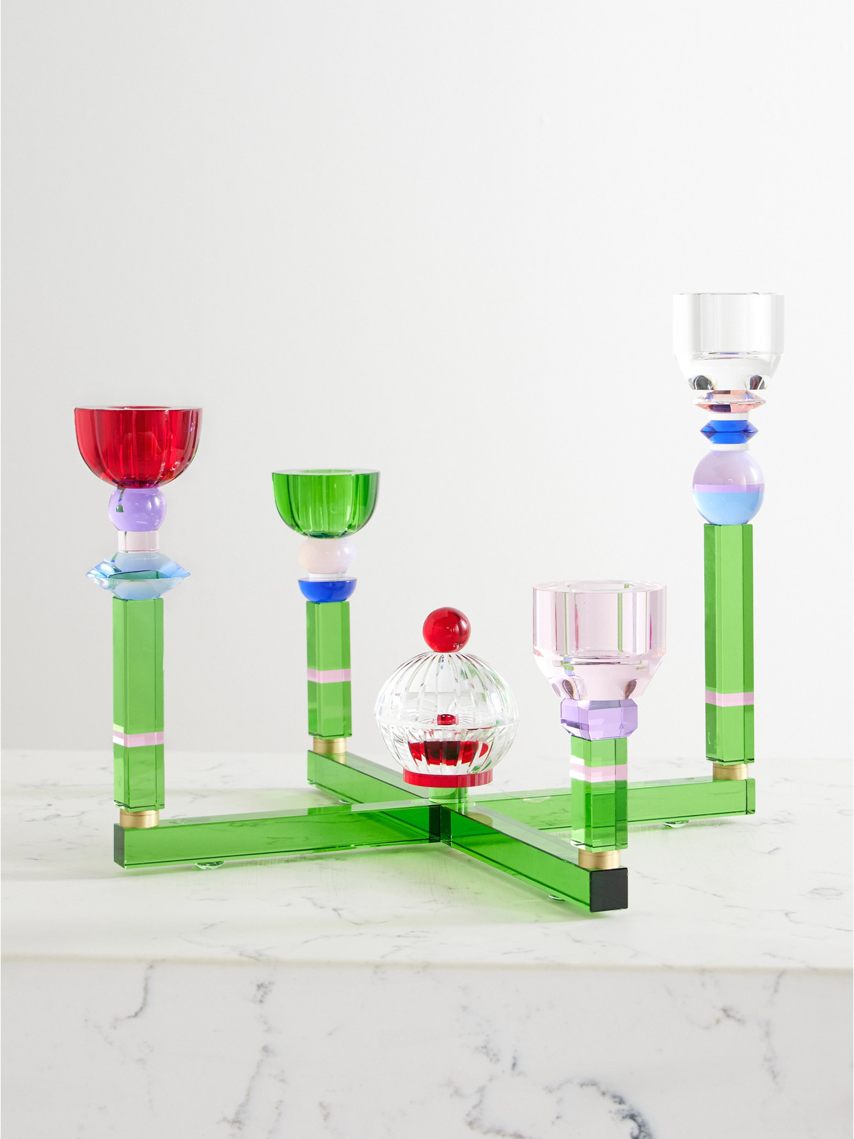 Charming Chandelier Crystal Candle Holder