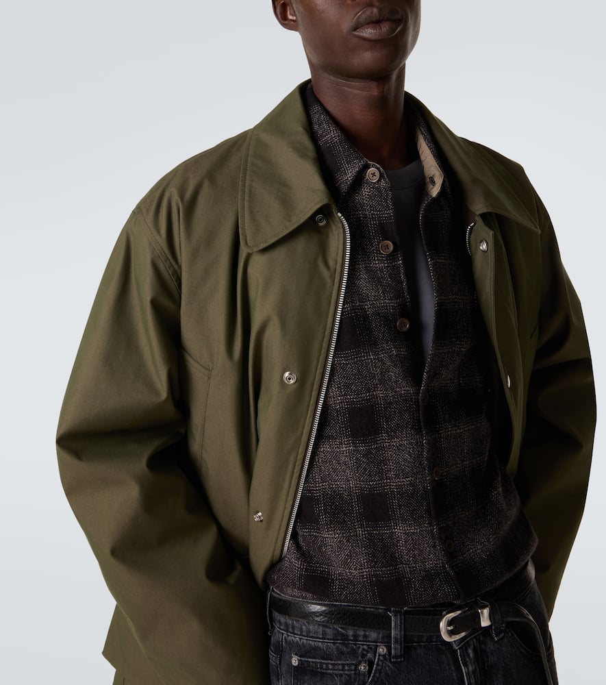 Hunter cotton-blend canvas jacket