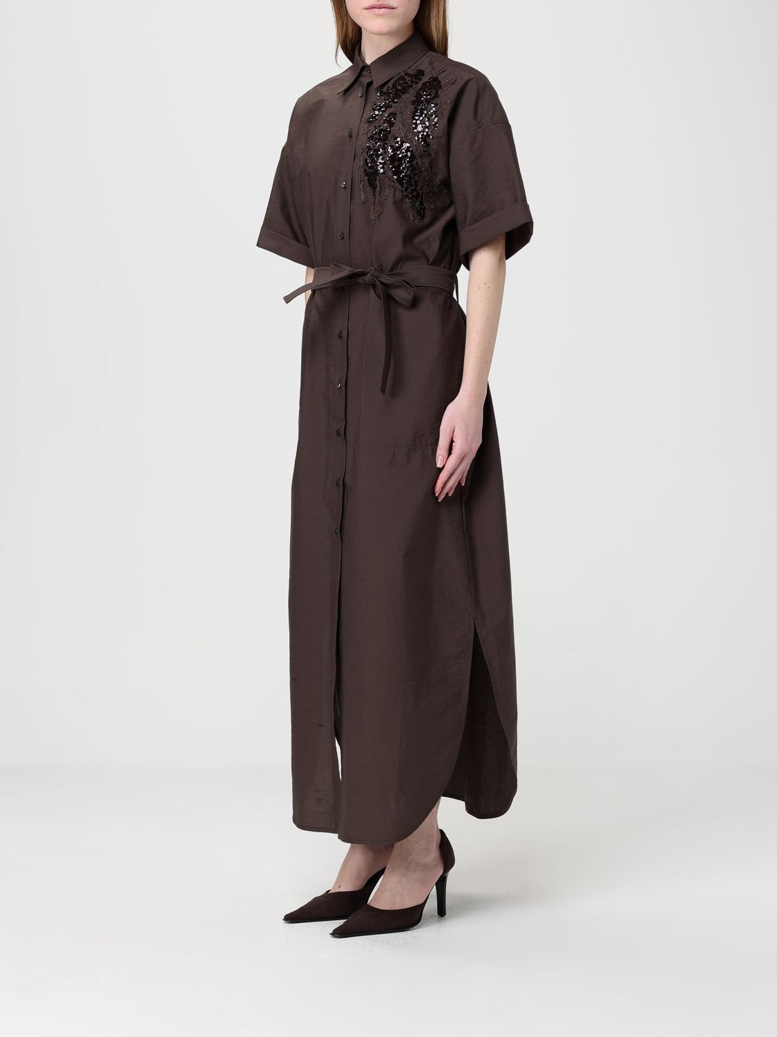 Dress Woman color Brown
