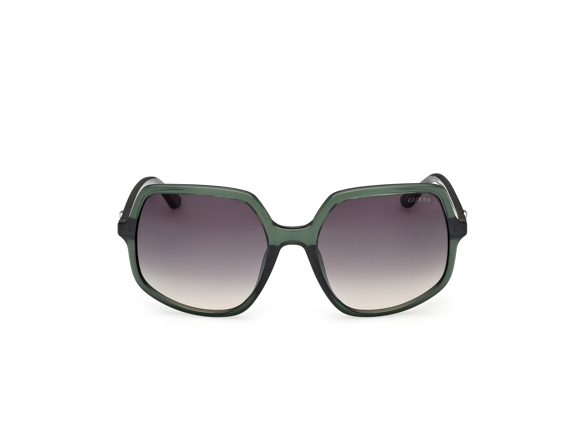 Guess Mujer Guess GU00257 96P Gafas de sol Inyectado Verde Verde Cuadrada Norma
