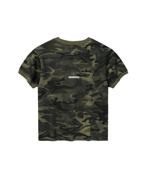ANTI LOVE CAMO RINGER TEE KHAKI