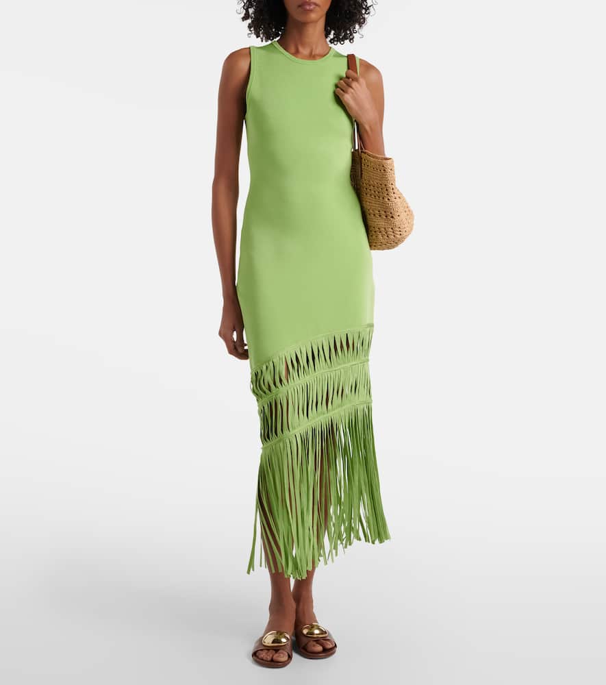 Brookes fringed maxi dress