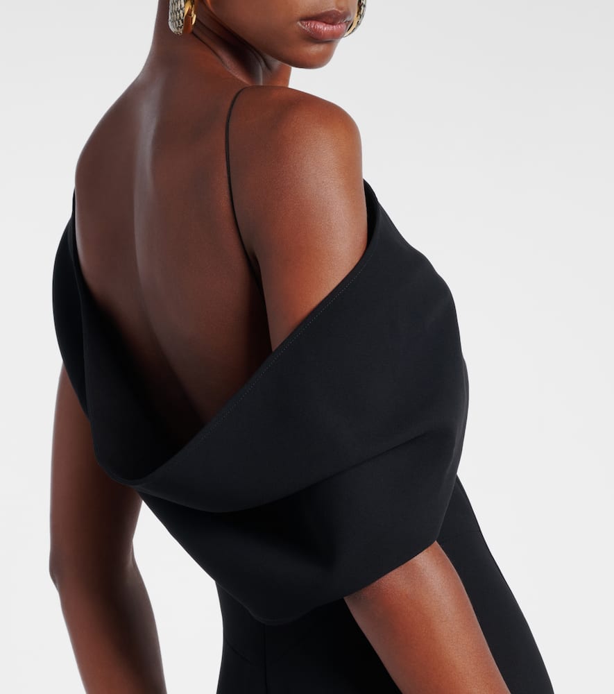 One-shoulder midi dress