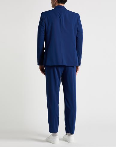 Man Suit Blue Size 50 Polyester, Viscose, Elastane