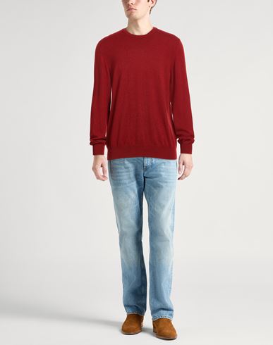 Man Sweater Rust Size 46 Cashmere