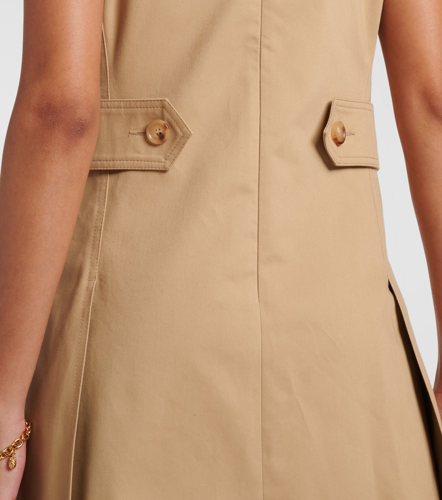 Chloé Cotton satin minidress