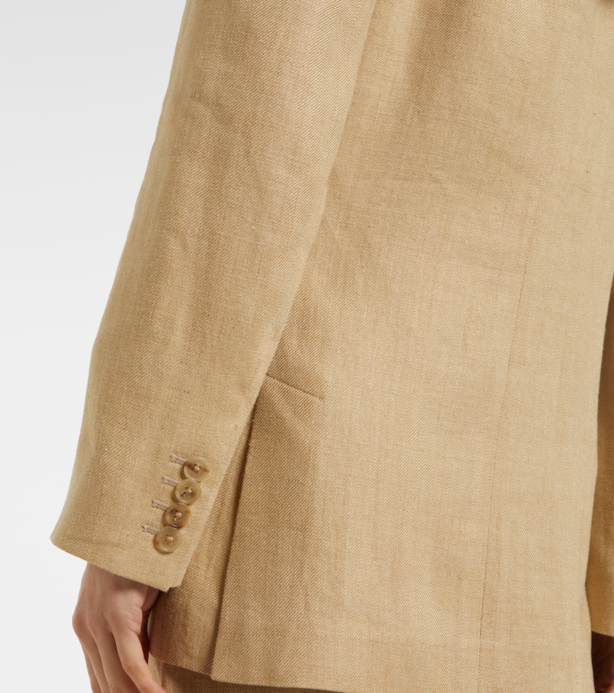 Russel silk and linen blazer