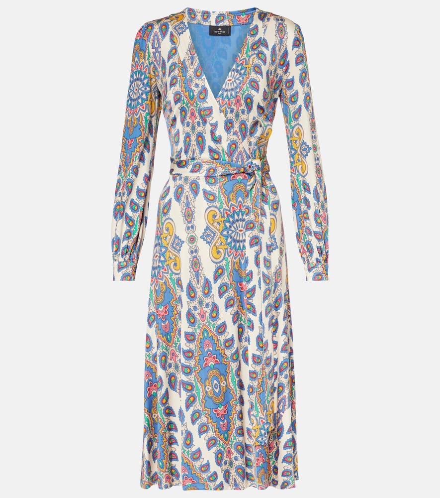 Printed midi dress