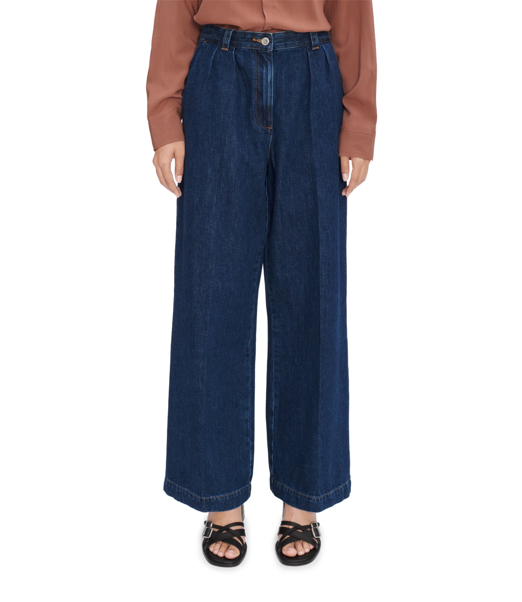 A. P.C. Tressie pants 34 IAL - Stonewashed indigo