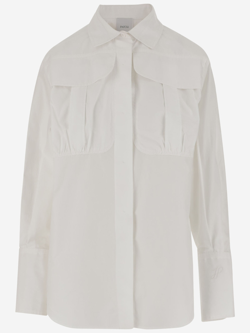 Cotton Shirt With Maxi Pockets