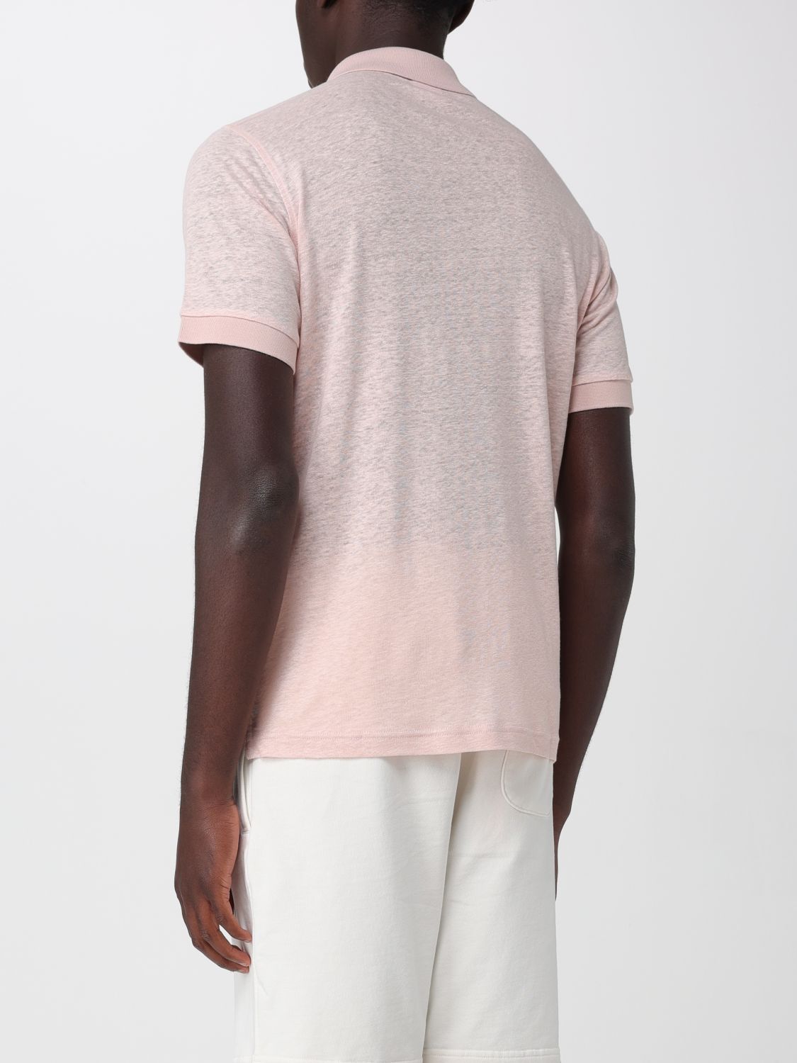 Polo Shirt Men color Pink