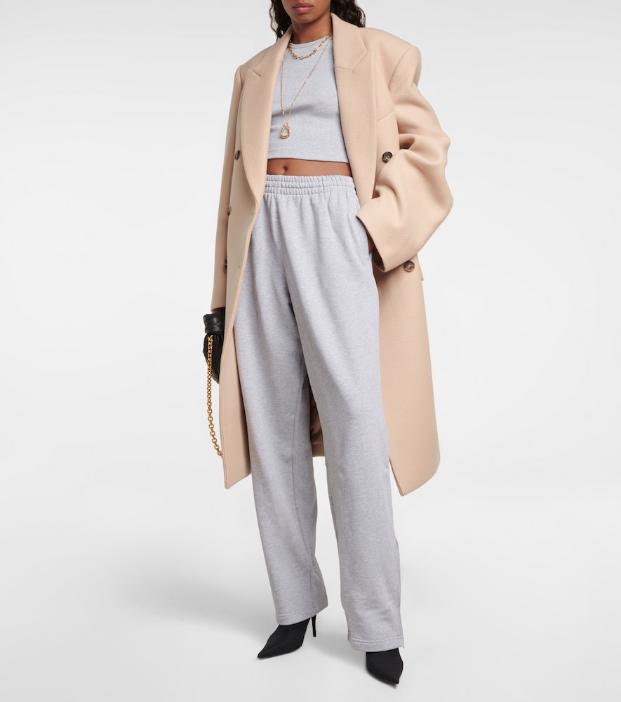 X Hailey Bieber wide-leg cotton sweatpants