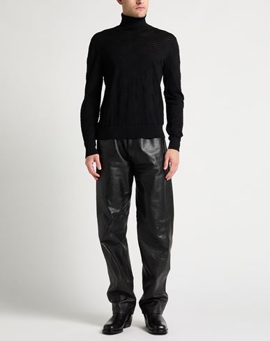 Missoni Man Turtleneck Black Size M Wool, Viscose