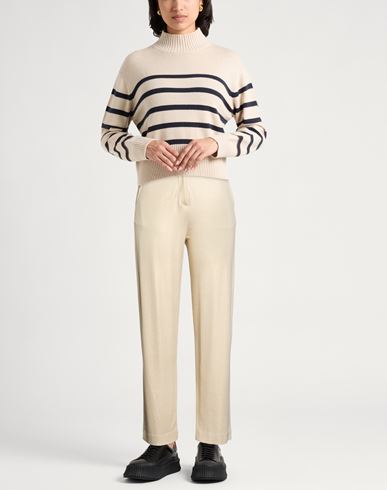 Woman Pants Gold Size 1 Viscose, Elastane