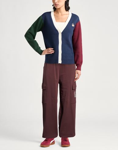 Woman Pants Chocolate brown Size M Cotton, Polyester