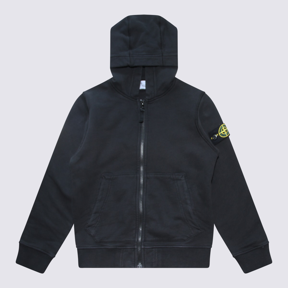 Black Cotton Sweatshirt