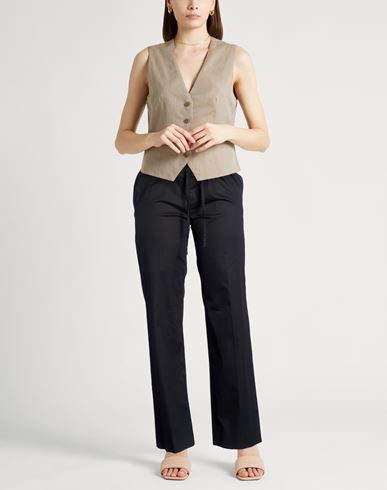 Woman Pants Black Size 8 Cotton, Elastane