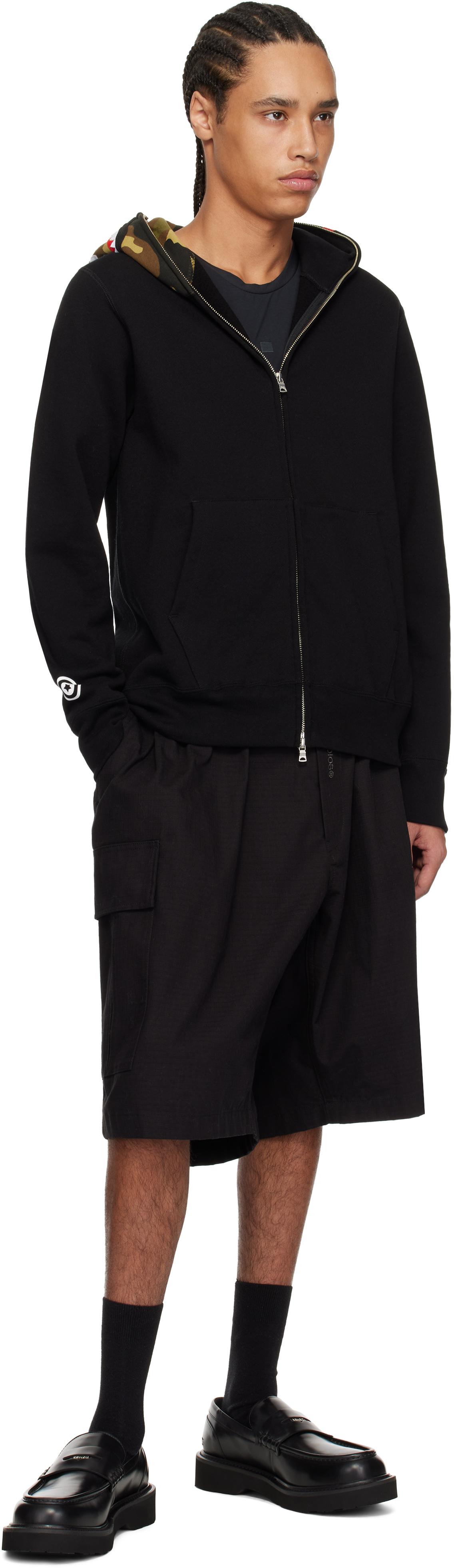 BAPE Black 1st Shark Full Zip Hoodie