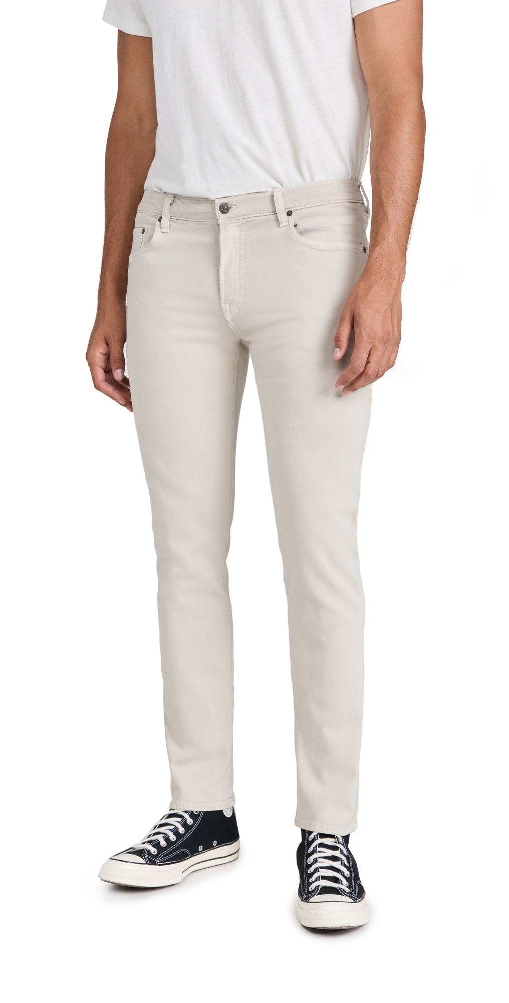 Gage Slim Straight Soft Weft Jeans Gris