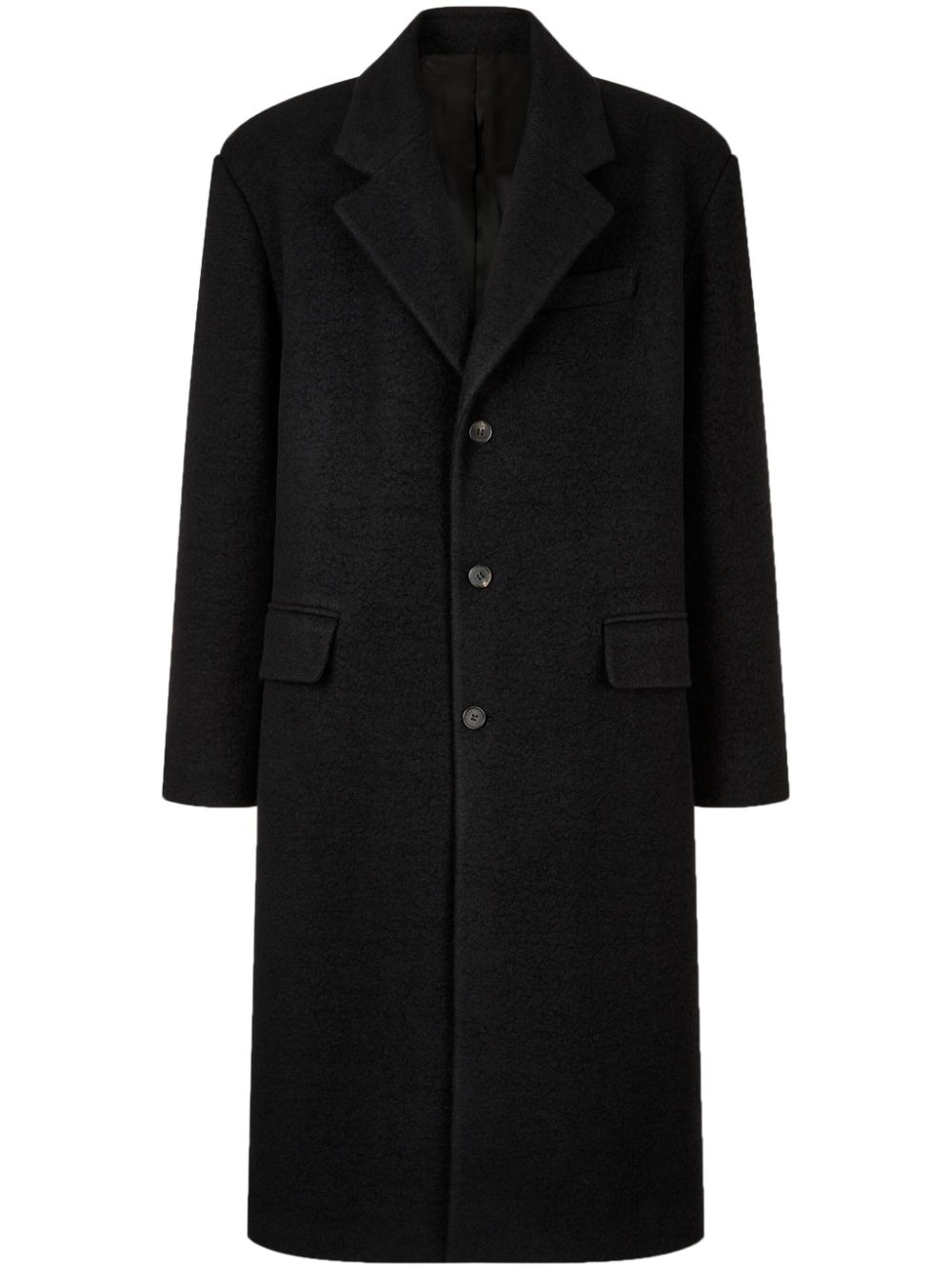 Single-breasted coat - Black