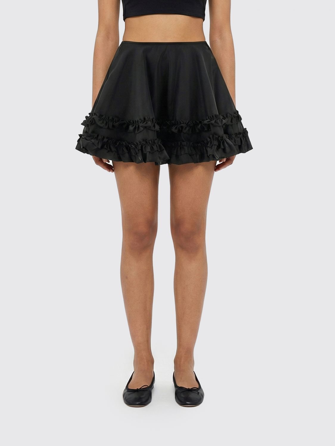 Skirt Woman color Black