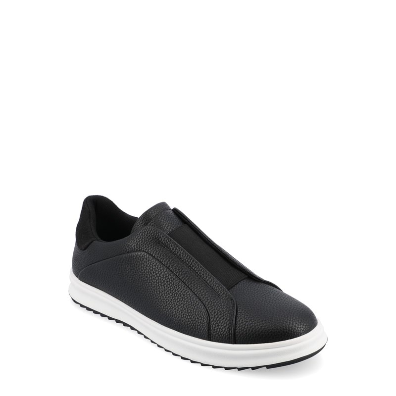 Men's Matteo Casual Slip On Sneakers (Black)