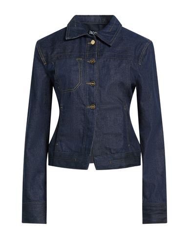 Le Papier Woman Denim outerwear Blue Size 6 Organic cotton