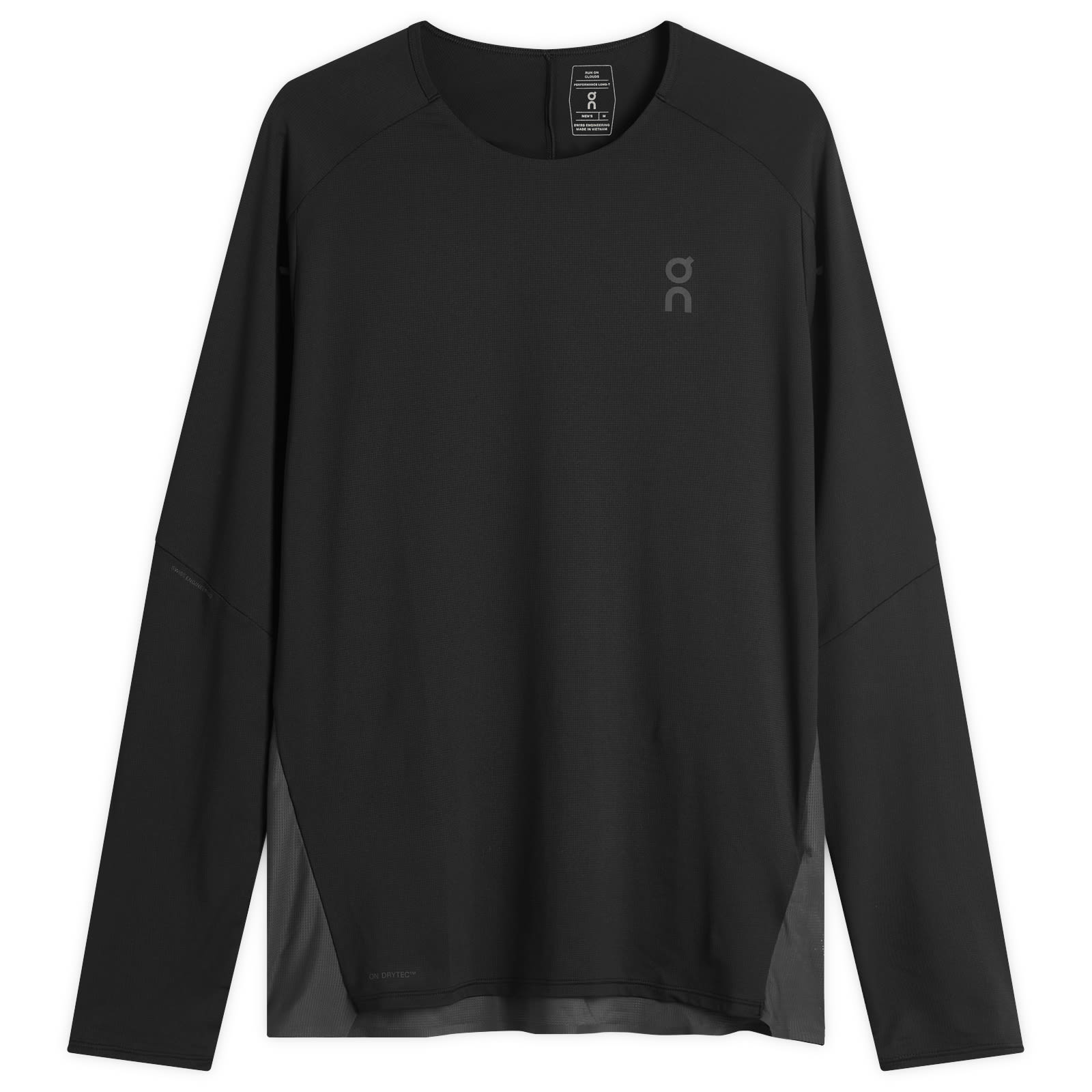 ON Men's Performance Lg T-Shirt in Black/Eclipse