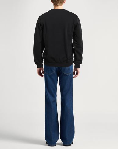 Casablanca Man Sweatshirt Black Size L Organic cotton, Elastane