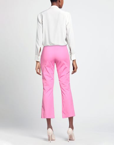 Woman Pants Pink Size 6 Cotton, Elastane